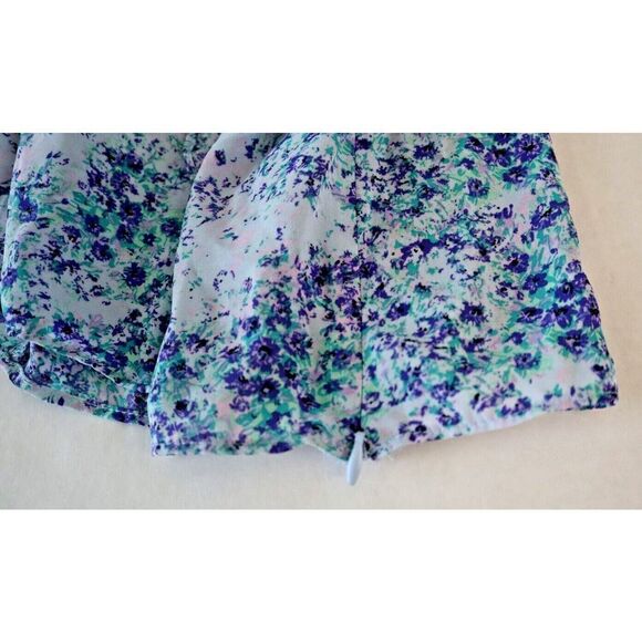 BCBGeneration Women's Sz XS Floral Print Woven Flutter Sleeve Top Blouse $68 - Picture 12 of 13